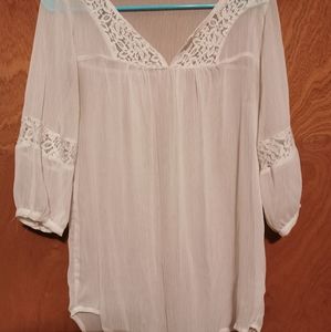 3 for $30 Sheer lacy tunic